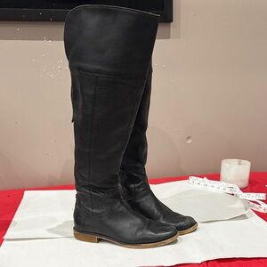 Franco Sarto Black Over the Knee Boots